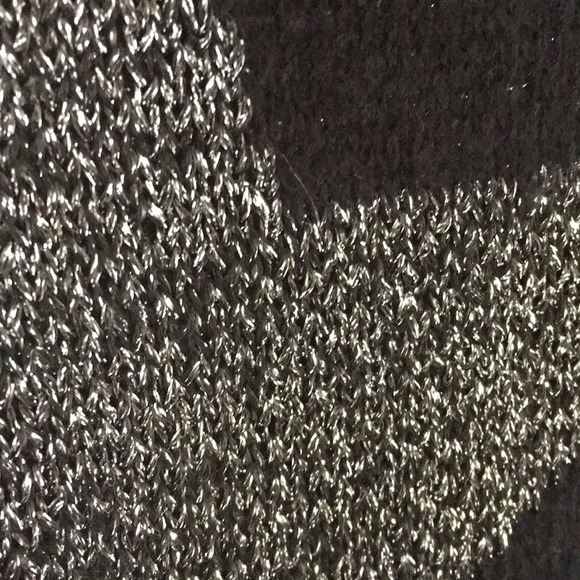 Davi&Dani long cardigan black & silver threads - Picture 6 of 11